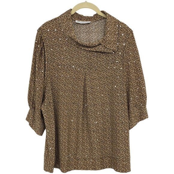 Mulberry Leopard Print Shirt size L - Picture 1 of 16